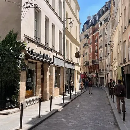 A Penthouse Balcony Esmeralda Daire Paris